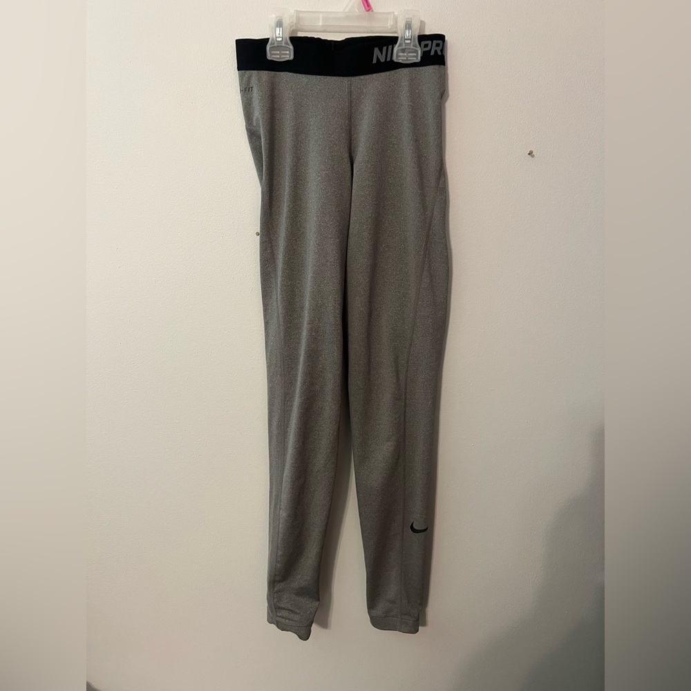 Nike Pro Heather Gray Performance Pants